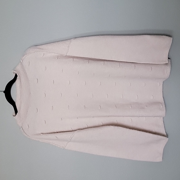 Democracy Neutral Casual Cream 3D pattern high neck sweater XL - Picture 1 of 7